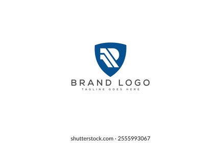 R logo design vector template design for brand