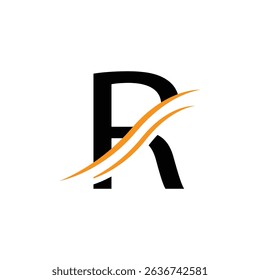 R logo design, logo design R, logo victor design