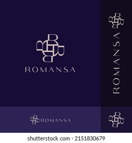 R Logo Elegant Monogram logo. Letter R Abstract Icon. R Luxury Alphabet. Modern, Elegant, Luxury Style Characters for Company Brand Identity
