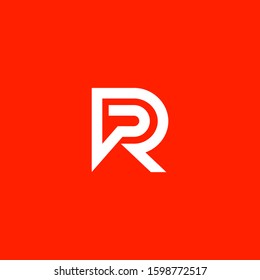 r logo icon design vector