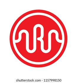 R logo icon for Resonance vector