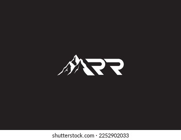 R R Logo initial letter design template logo design