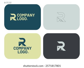 R logo latter logo design