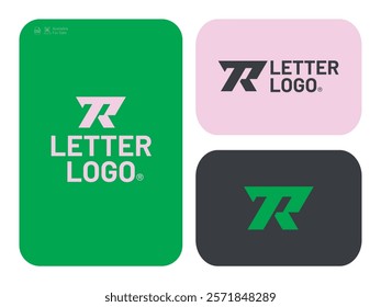 R logo latter logo design