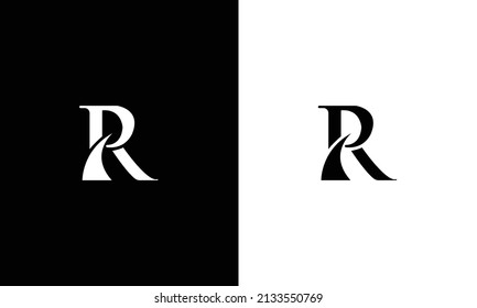 r logo latter vector template