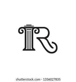 R Logo Lawer Concept