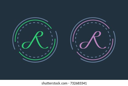 R Logo Letter