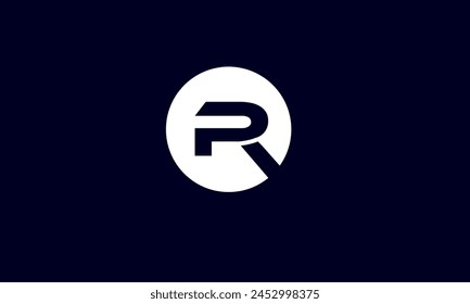 R logo Minimalist Modern Circle