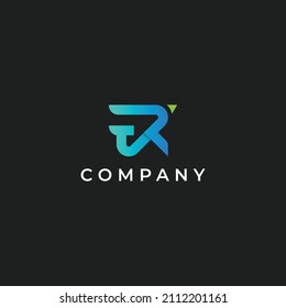 r logo modern vector icon illustration design.