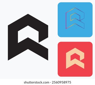 R Logo, R Monogram,  Letter R Logo, Creative Icon, Modern, Vector