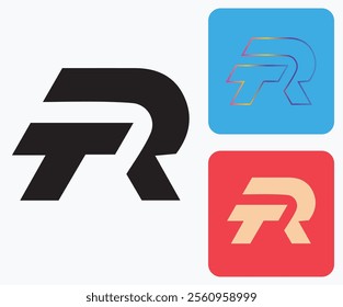 R Logo, R Monogram,  Letter R Logo, Creative Icon, Modern, Vector