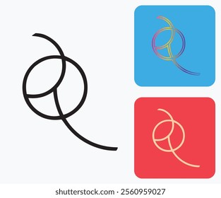R Logo, R Monogram,  Letter R Logo, Creative Icon, Modern, Vector