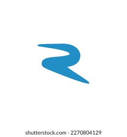 r logo for racers letter r logo icon for fast powerful cars