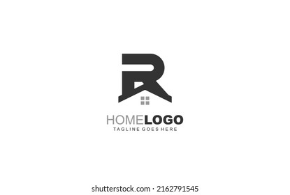 R Logo Real Estate Branding Company Stock Vector (Royalty Free ...