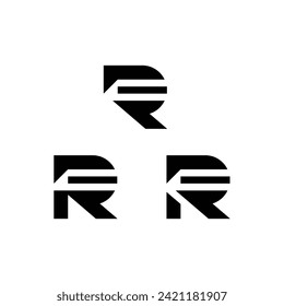 R logo simple, modern, clean