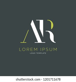 A R logo template