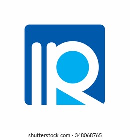 i and r logo vector.