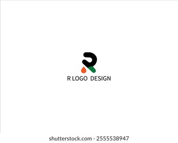 R logo vector design illustratito