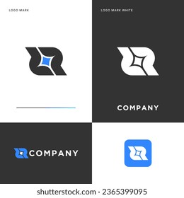 R Logo Vector Icon Illustration Design