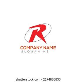 R Logo-Vektorgrafik-Vorlage