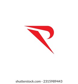 R logo vektor template desain