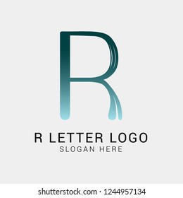 R Logos. R Logotype. Letter Logo. Logo design vector icon symbol template