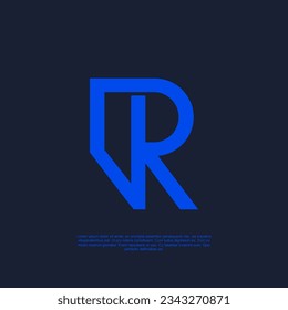 r logotipos. con un estilo sencillo, limpio y moderno