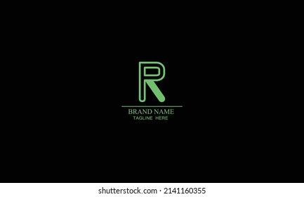 R logotype illustration Abstract icon 
