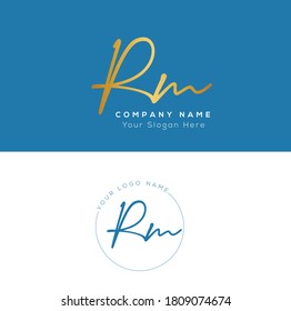  R M RM Initial based logo Letter Symbol Modern and abstract icon design concept. Initial based Vector template. Symbol for Corporate Business Company Identity.