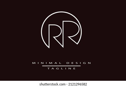 R MINIMALIST LOGO DESIGN VECTOR ART ILLUSTRATION MINIMAL LOGO