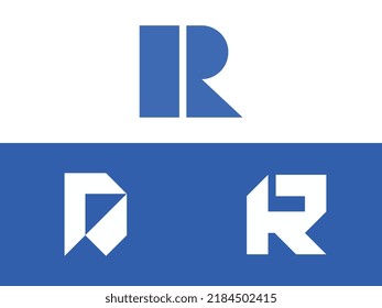 R moderno paquete de diseño vectorial de logotipo de letra inicial. Será adecuado para qué empresa o nombre de marca inician esas iniciales.