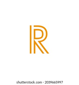 R  is a monogram letter that is part of a stylish font.