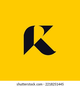 R logotipo de monograma alfabeto inicial gráfico vector bueno para la identidad de su empresa