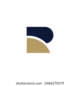 R monogram logo. R letter logo design vector