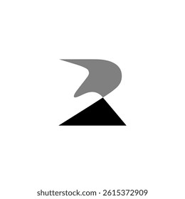 R mountain luxury, VR letter logo