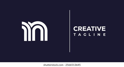R and N logo design. RN abstract Letters Logo Monogram. This logo design is the process of creating a visual symbol that represents a brand, company, or individual.