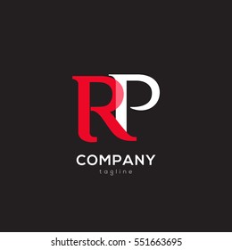 R & P  Letter logo design vector element