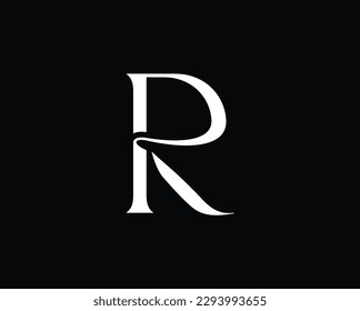 
R and PR logo design template illustration