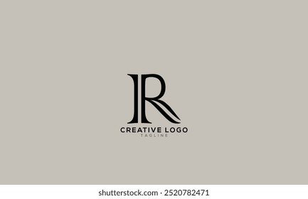 R PR RP Abstrato inicial monograma letra alfabeto logotipo design