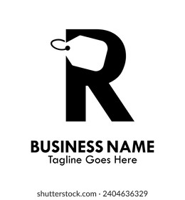 R Price letter design logo template illustration