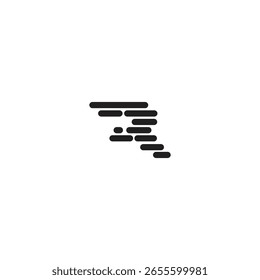 R rainbow technology logo design