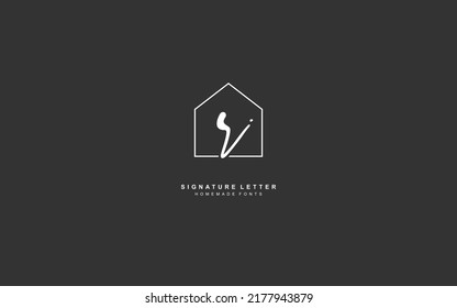 R real estate logo design inspiration. Vector letter template design for brand.