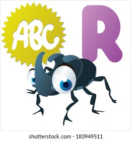 R is for Rhinoceros Beetle