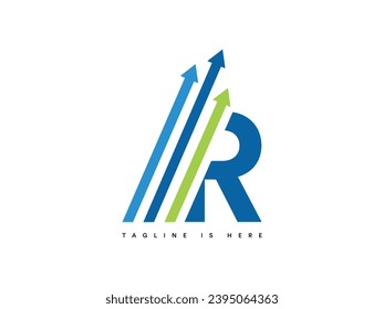 R rising logo, Raising the bar, R logo