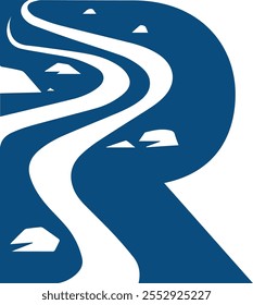 R Fluss Logo ICON DESIGN