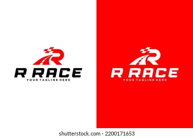 R and road logo design inspiration, for racing and automotive