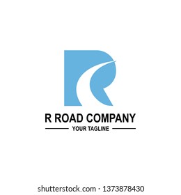 R Road Logo design, R logo design, simple logo, abstract logo design