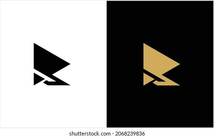 Monograma del logotipo de las letras de resumen R ,RR