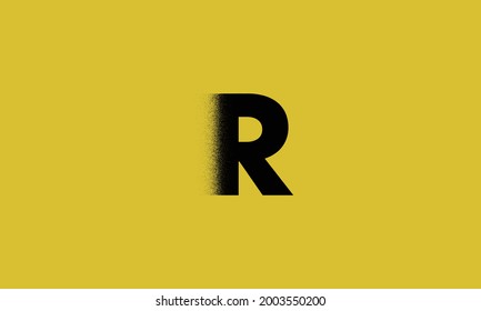 R or RR CREATIVE SPEED INITIAL LOGO | ABSTRACT | MONOGRAM | MODERN | VECTOR TEMPLATE