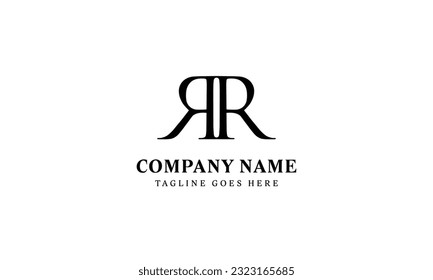R or RR Logo Design for Brand Monogram